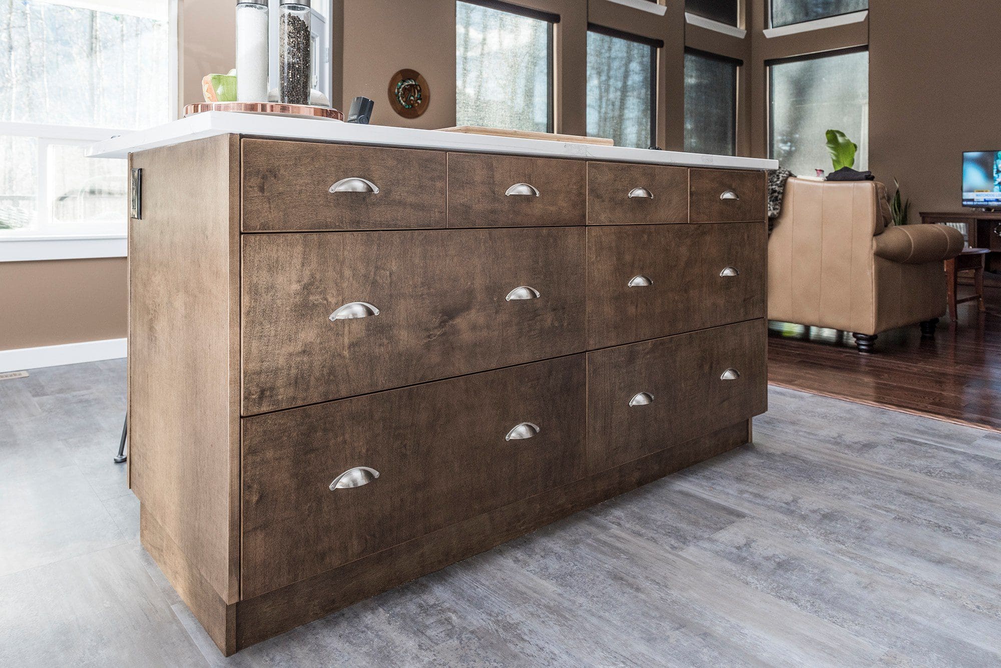 Kitchen island installation Chilliwack BC