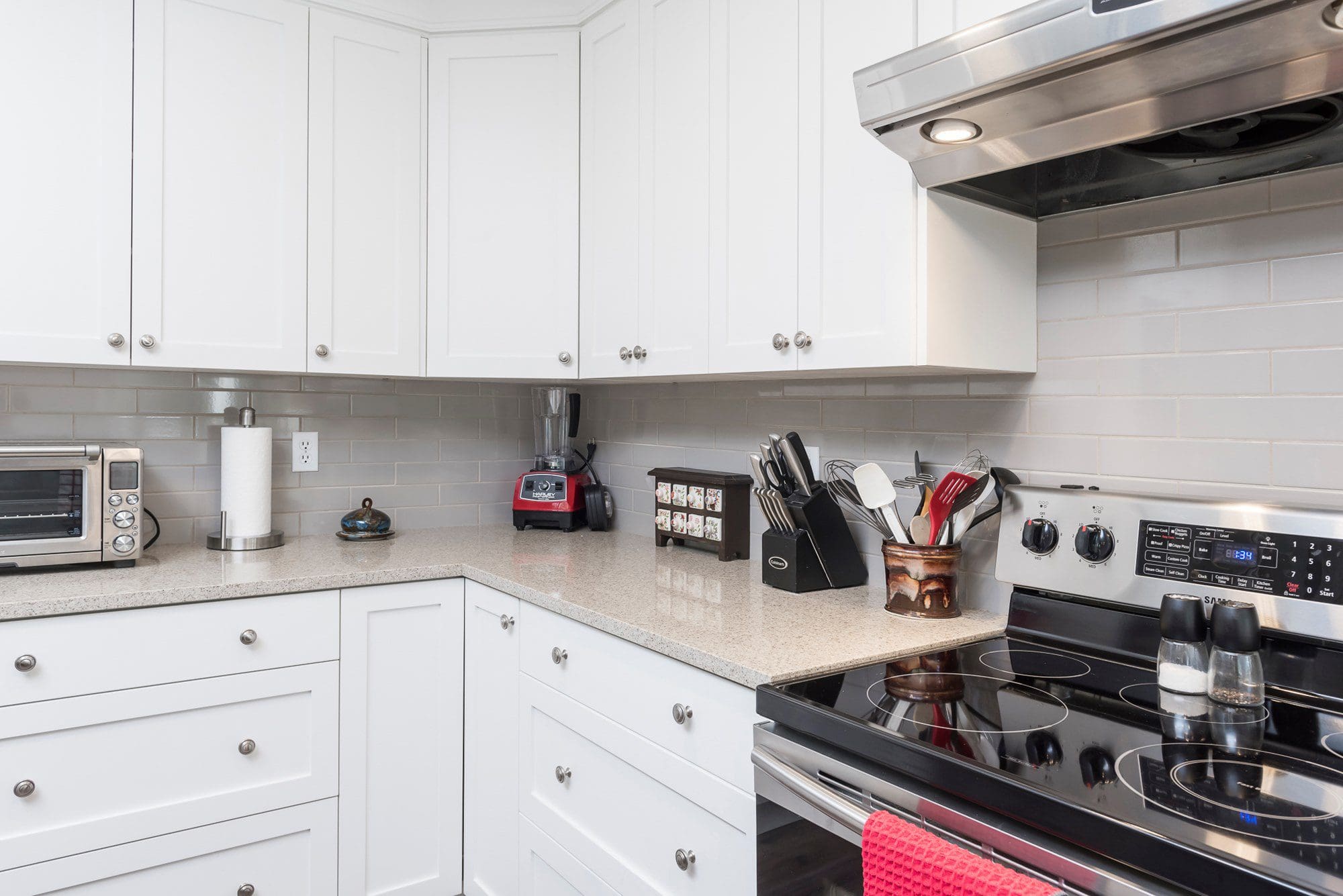 Kitchen renovation with custom storage Chilliwack