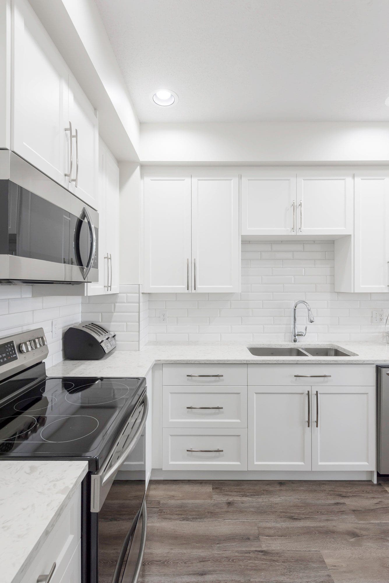 Full kitchen renovation with modern appliances