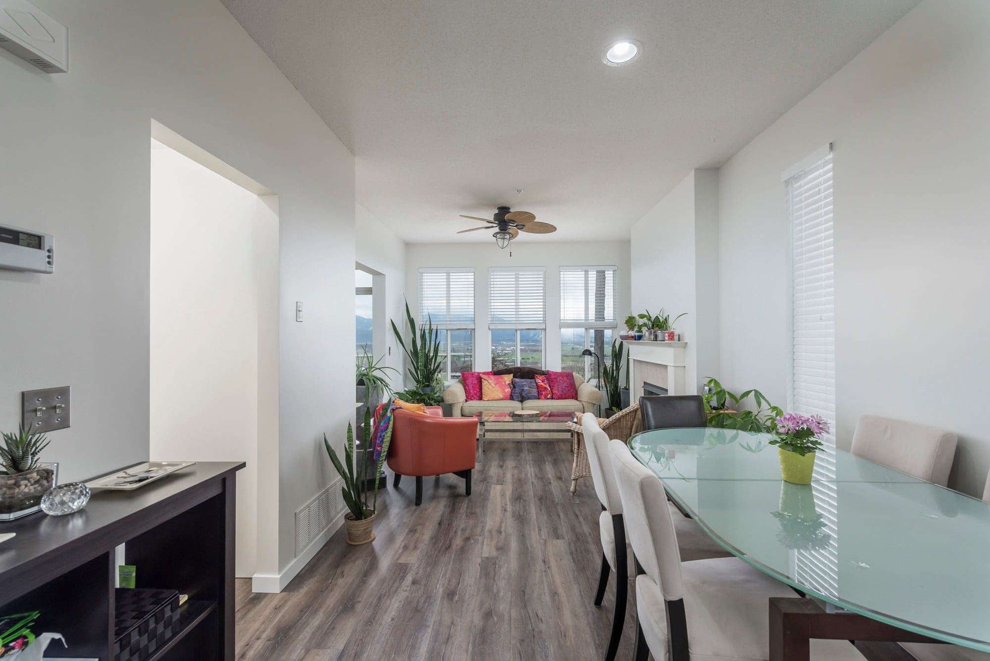 Dining to living view Chilliwack BC