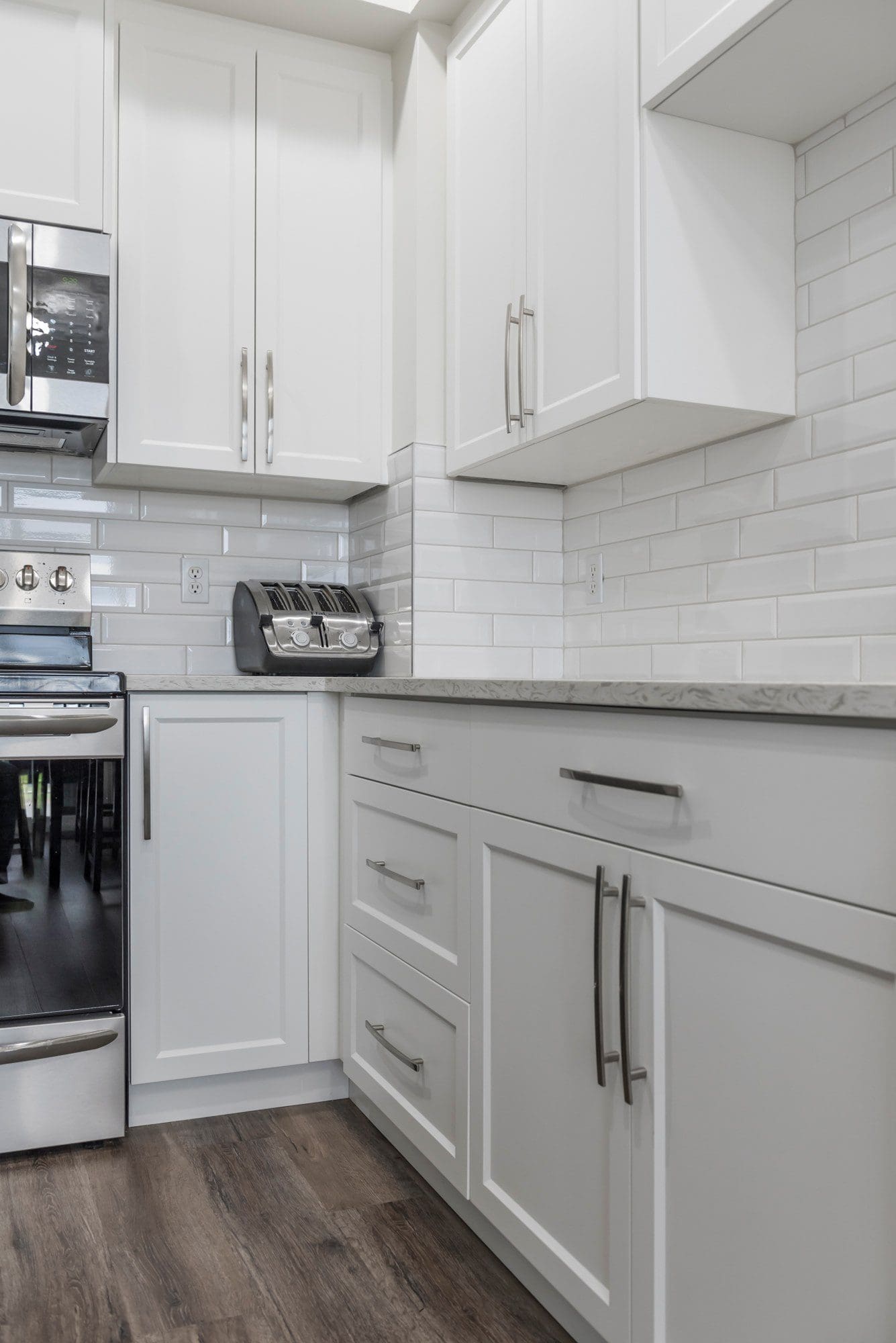 Kitchen renovation with island seating Chilliwack