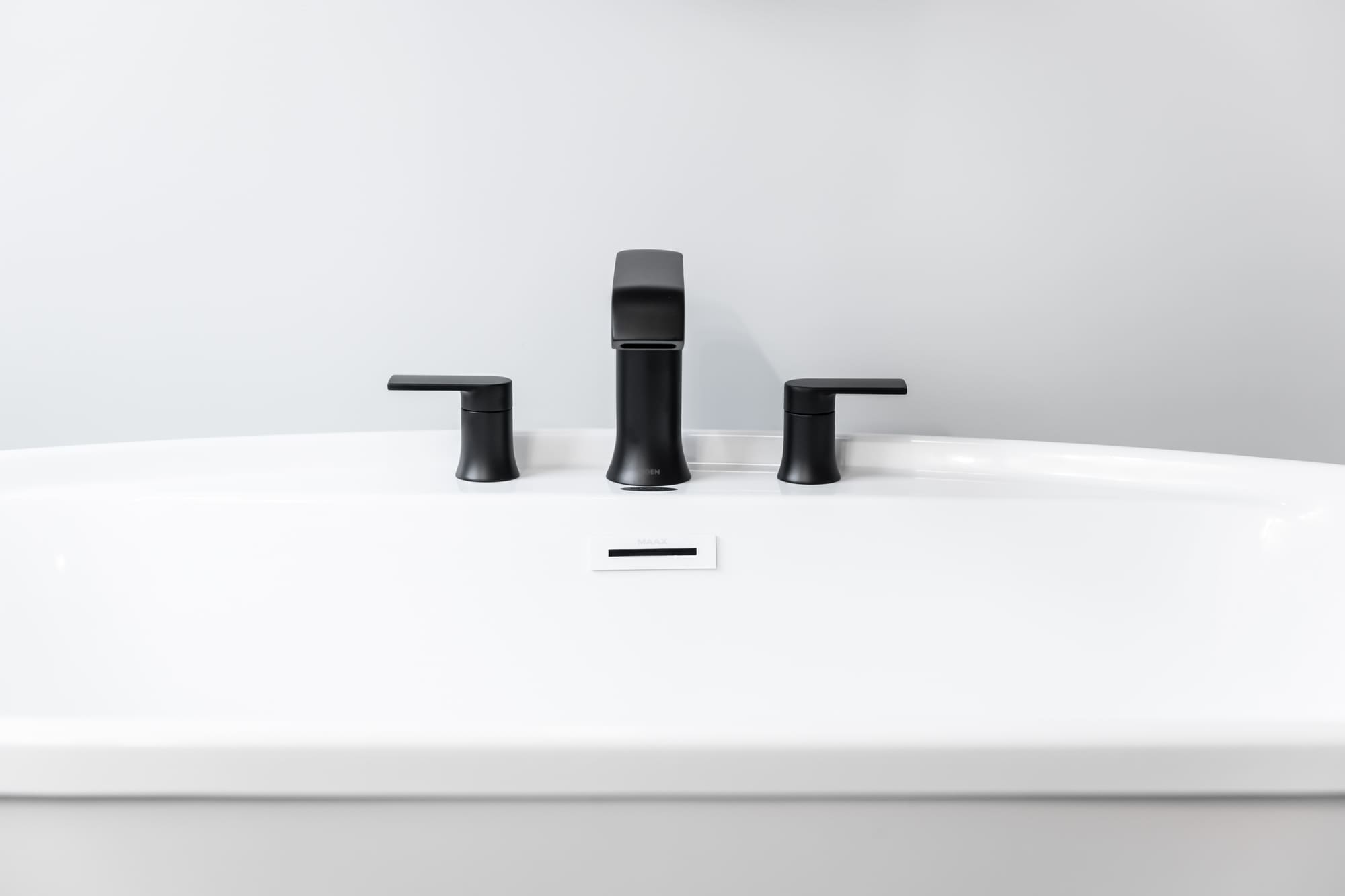 Black tub faucet installation Chilliwack BC