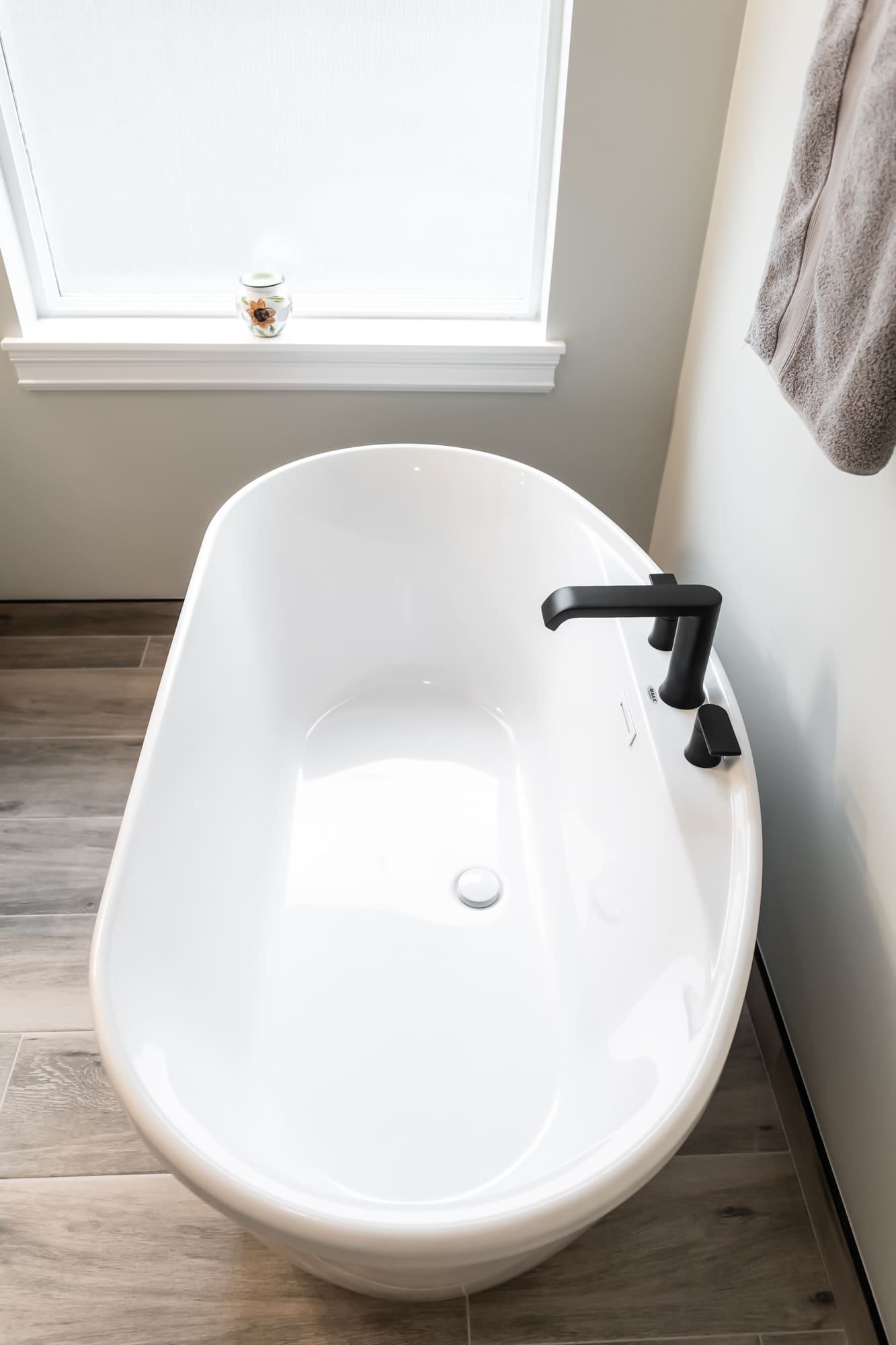 Freestanding soaker tub Chilliwack bathroom