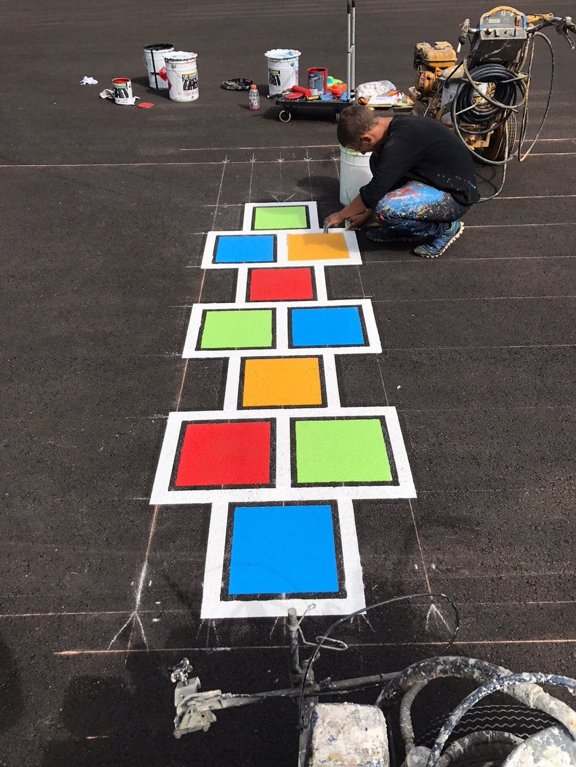 Line painting project 31