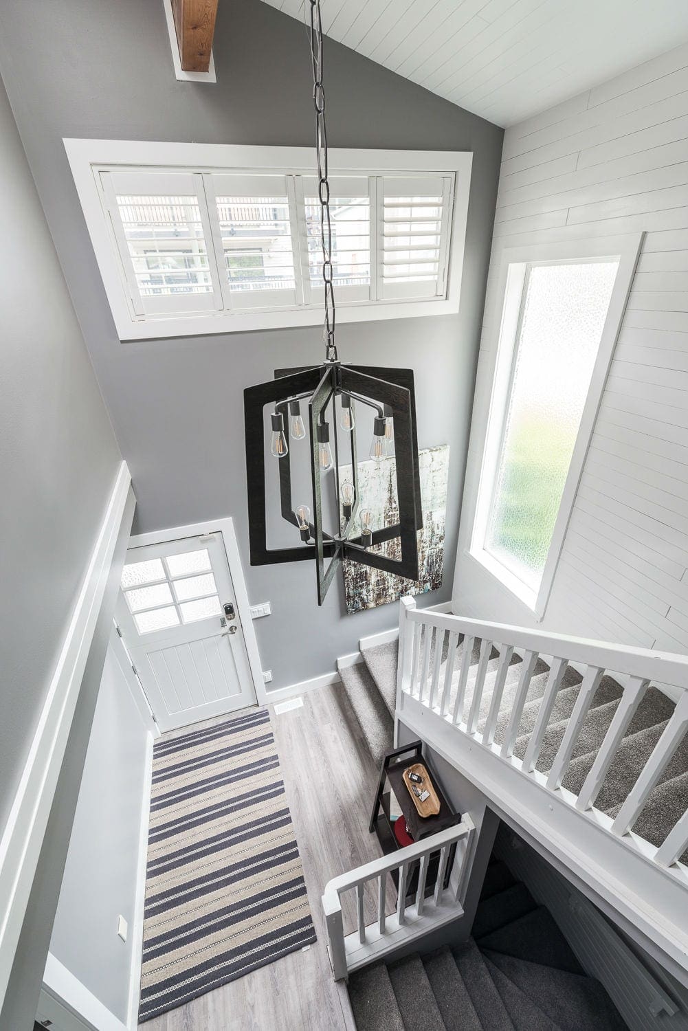 Foyer ceiling detail Cultus Lake BC