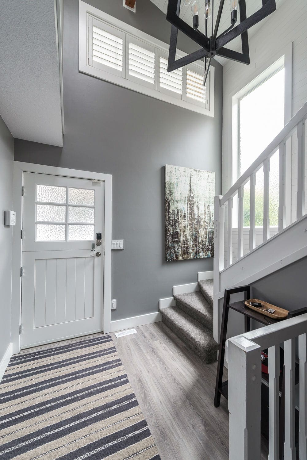 Foyer renovation Cultus Lake home