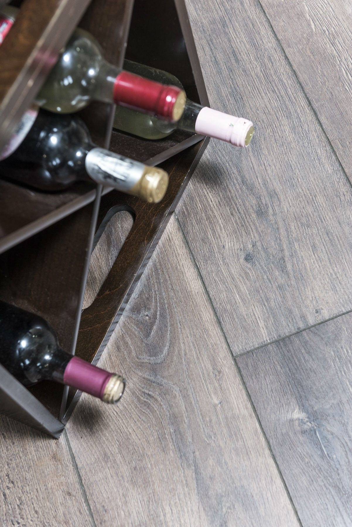 Wine rack built-in Chilliwack renovation