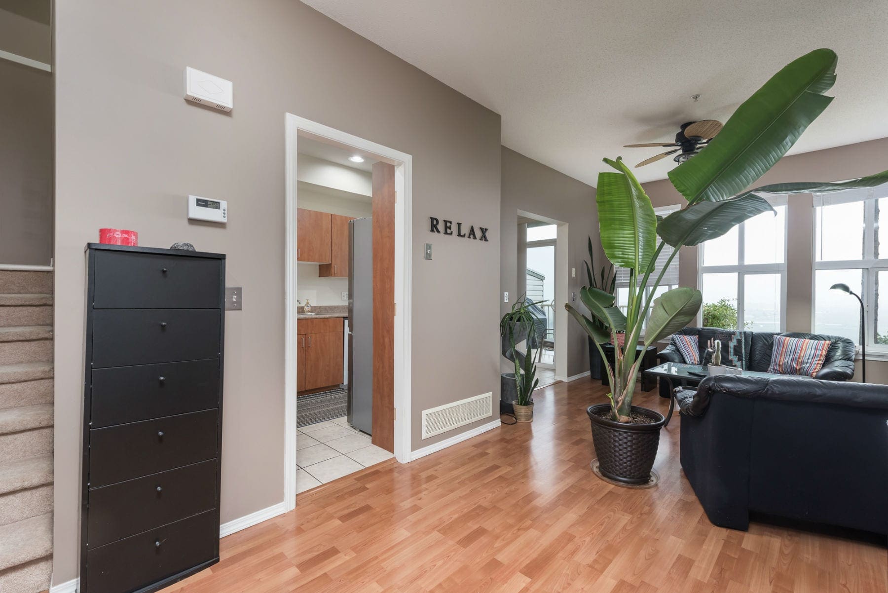 Living room Old Yale renovation Chilliwack