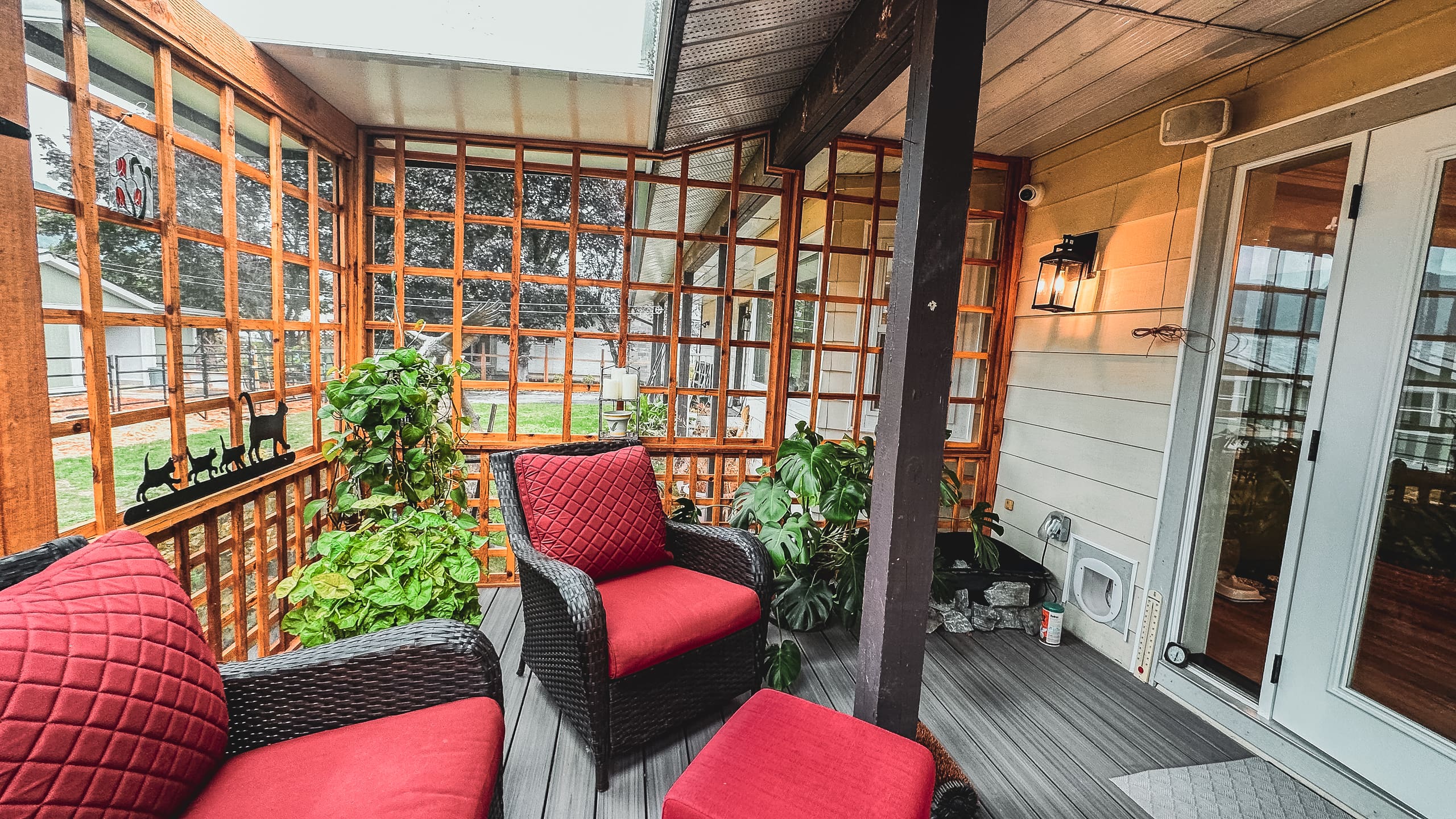 Sunroom windows Yarrow renovation