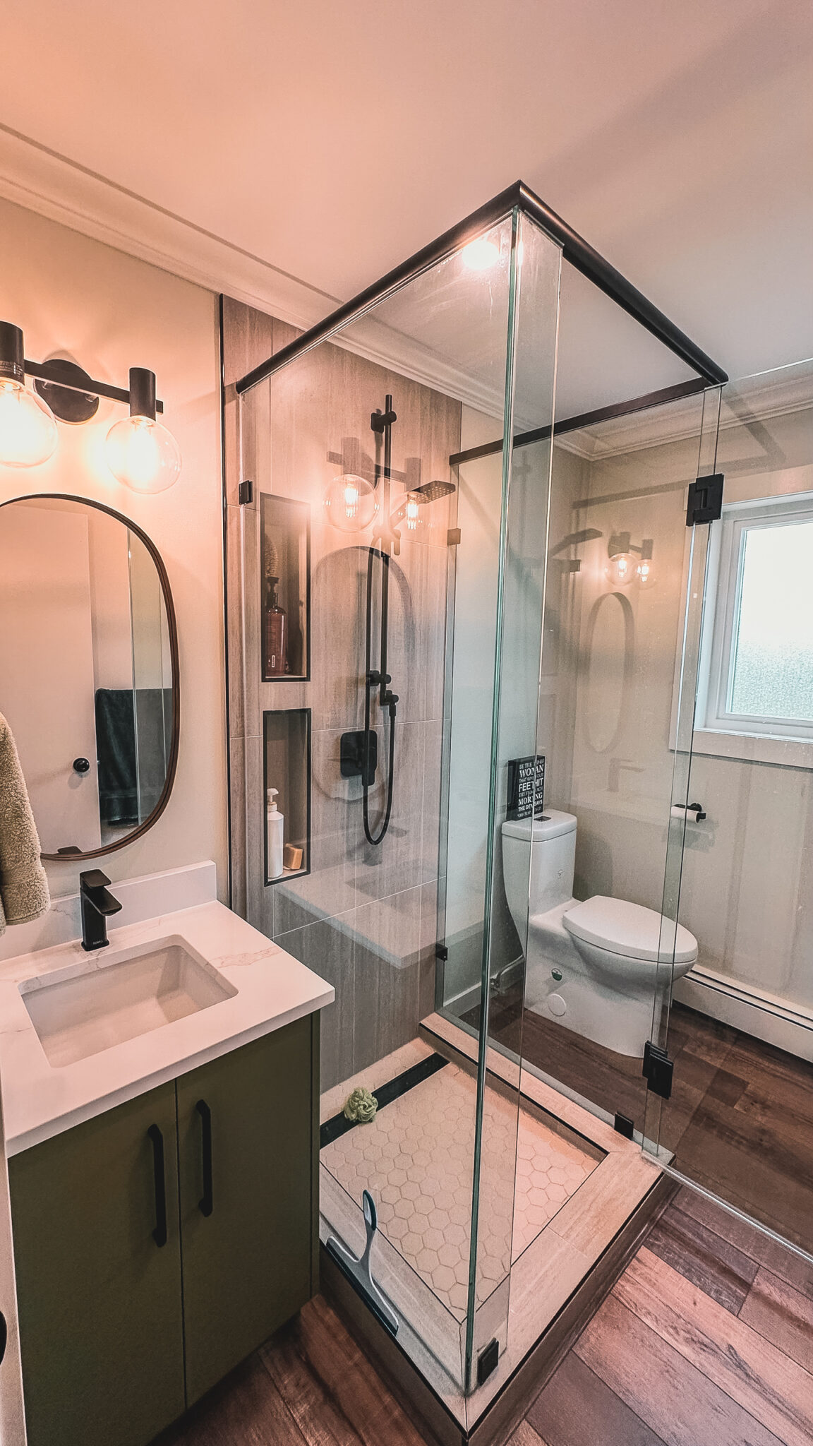 Open concept interior Yarrow BC renovation