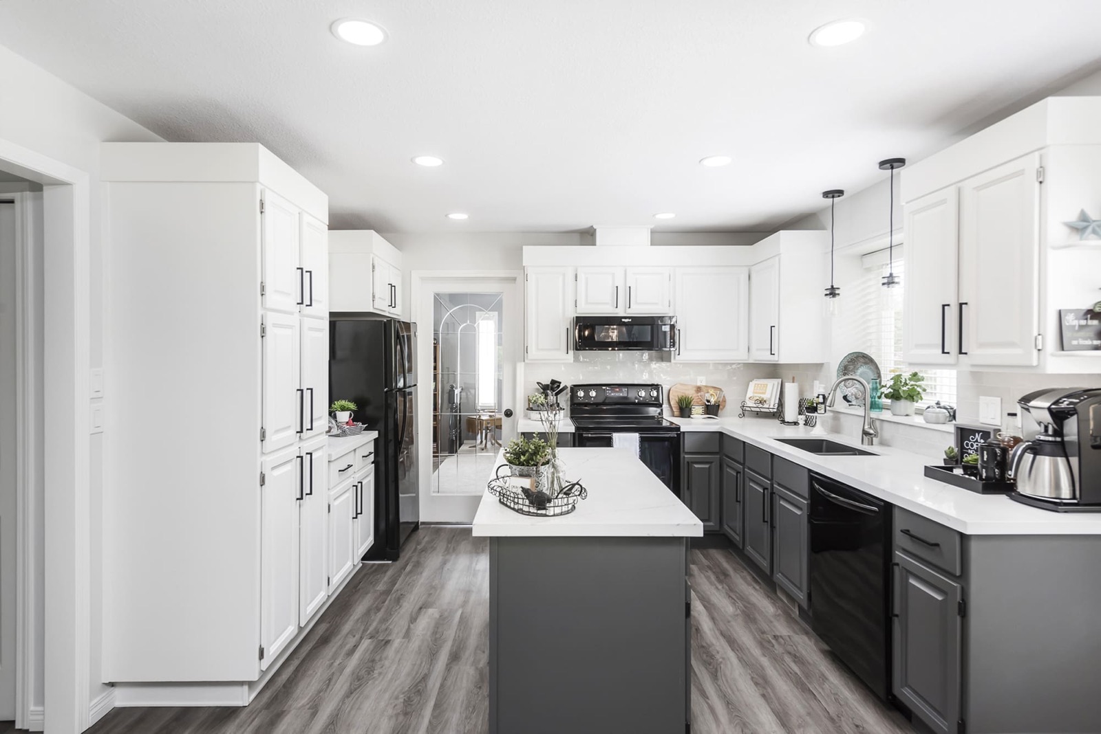 Interior painting with premium paint finish on walls in a professionally renovated Chilliwack home on Bell Road