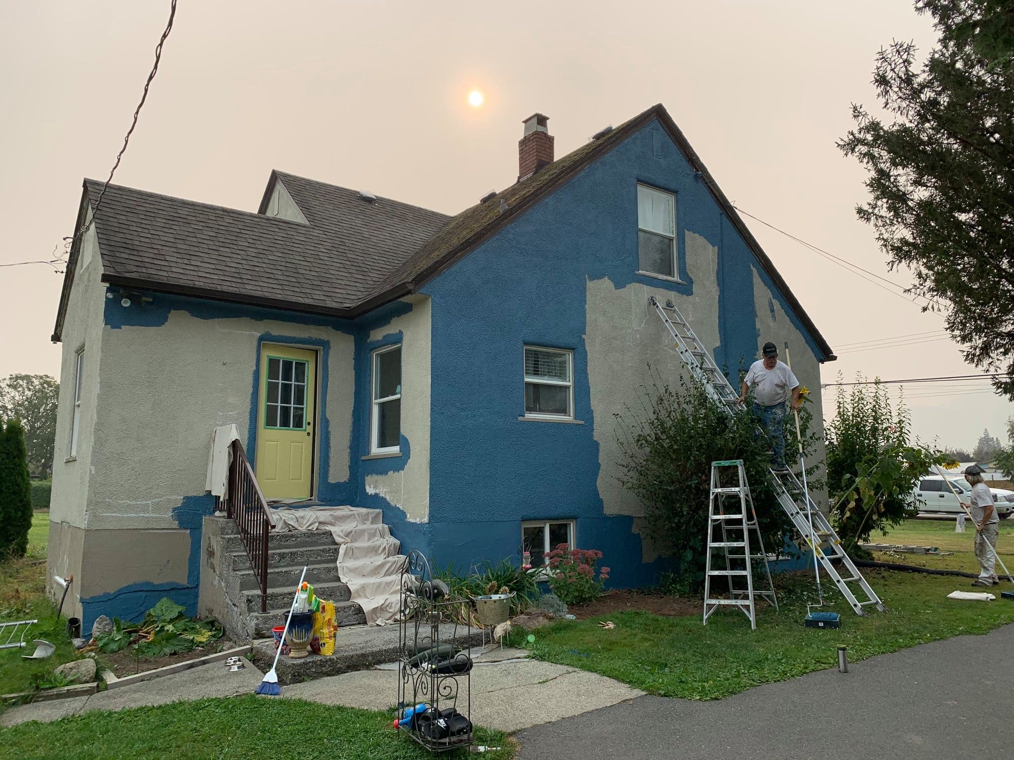 Exterior paint colour residential painting